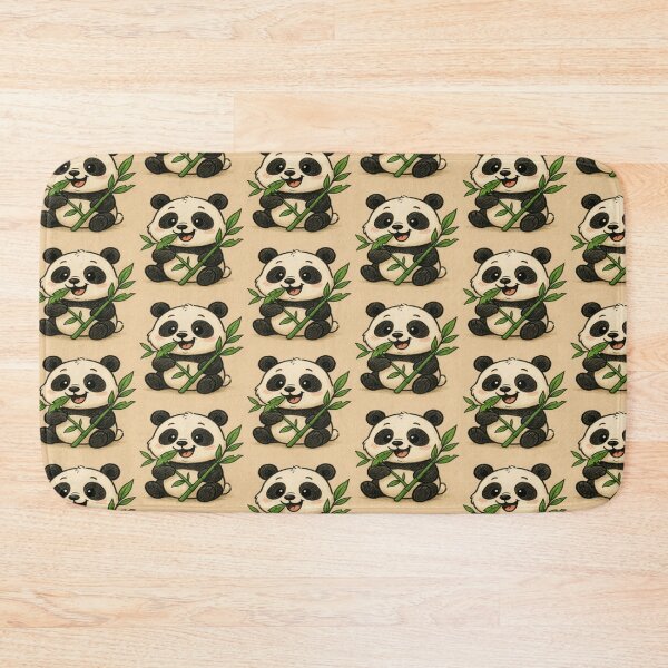 Item preview, Cut Panda with Fresh Bamboo Artwork  designed and sold by NivyasArtistry.
