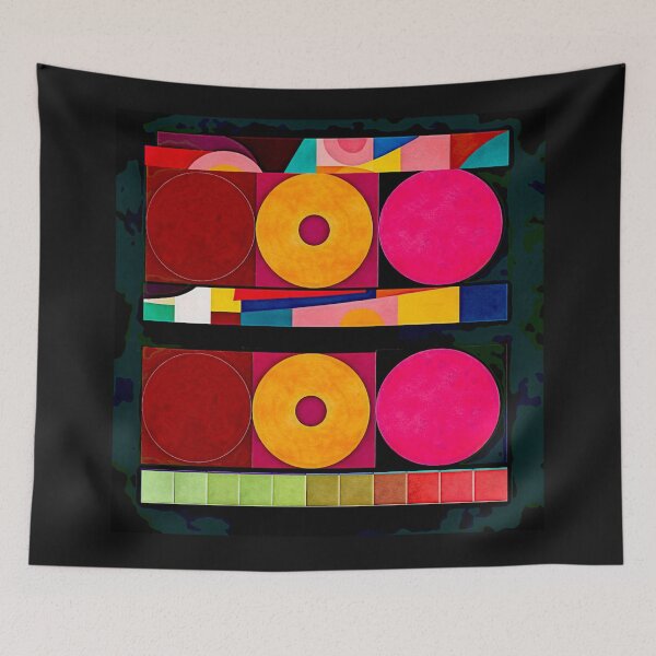 Item preview, Abstract Cubist Faces – Modern Geometric Art #1 designed and sold by Helios Be. Lavsh.