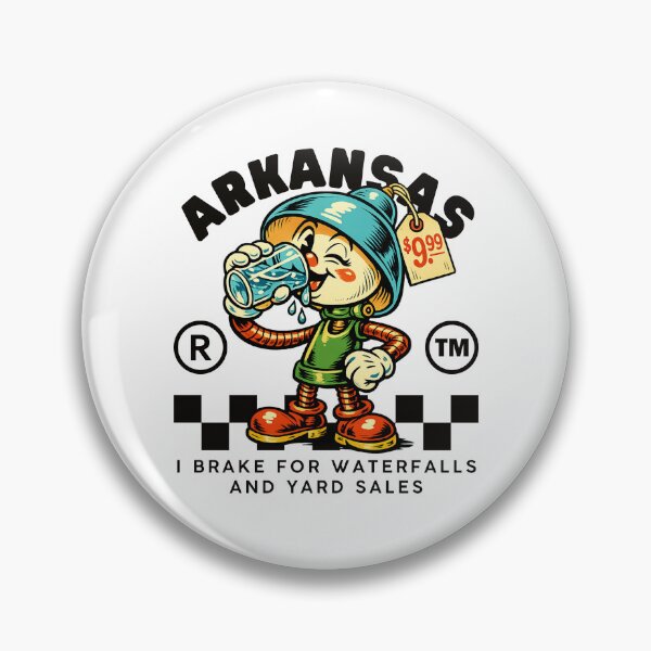 Item preview, Arkansas : I brake for waterfalls and yard sales designed and sold by Peerless-Prime.