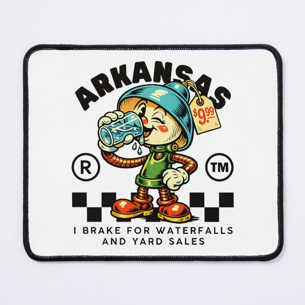 Item preview, Arkansas : I brake for waterfalls and yard sales designed and sold by Peerless-Prime.