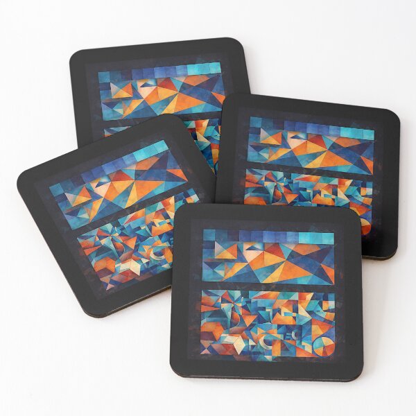 Item preview,  Abstract Cubist Faces – Modern Geometric Art #2 designed and sold by Helios Be. Lavsh.
