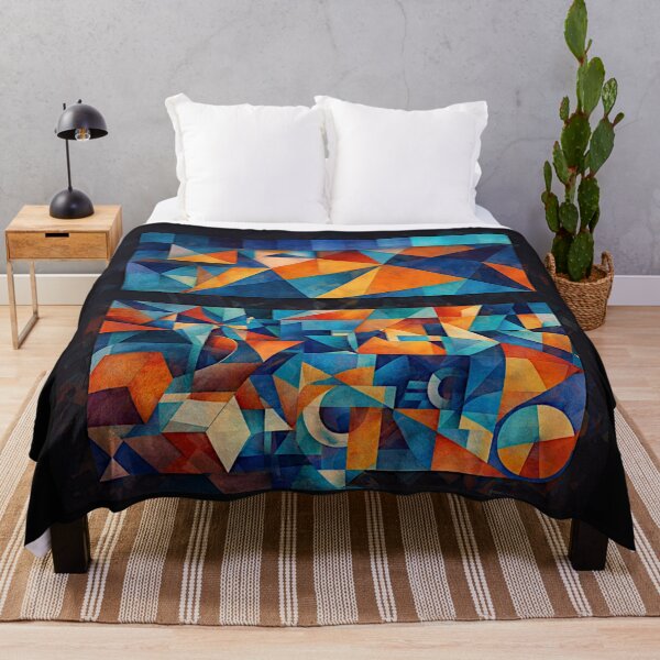 Item preview,  Abstract Cubist Faces – Modern Geometric Art #2 designed and sold by Helios Be. Lavsh.