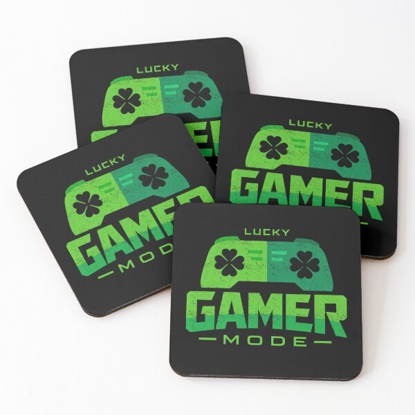 Item preview, Lucky Gamer Mode St Patrick Gaming designed and sold by FreshVibe Prints.