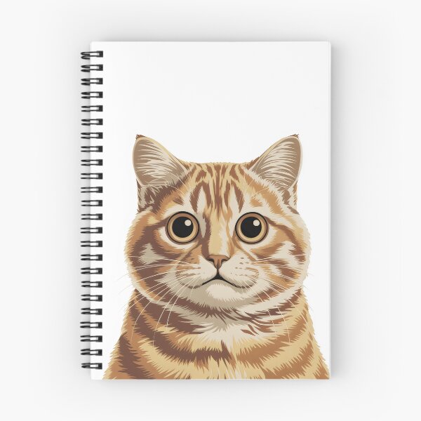 Item preview, Cute Wide-Eyed Orange Tabby Cat designed and sold by Aesthetic Art.