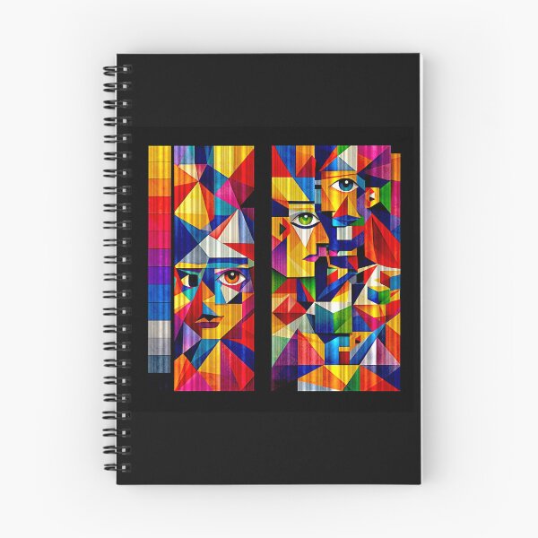 Item preview,  Abstract Cubist Faces – Modern Geometric Art #3 designed and sold by Helios Be. Lavsh.
