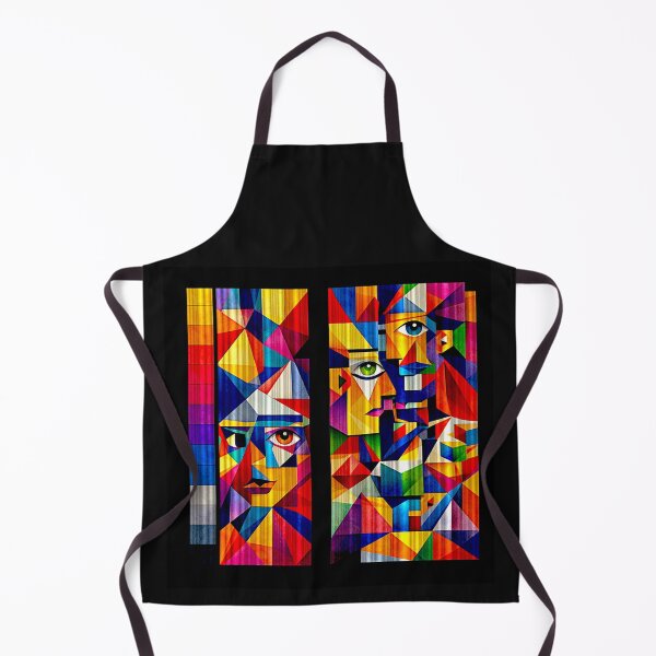 Item preview, Abstract Cubist Faces – Modern Geometric Art #3 designed and sold by Helios Be. Lavsh.