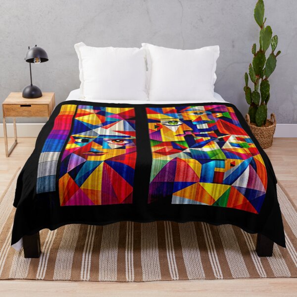 Item preview,  Abstract Cubist Faces – Modern Geometric Art #3 designed and sold by Helios Be. Lavsh.