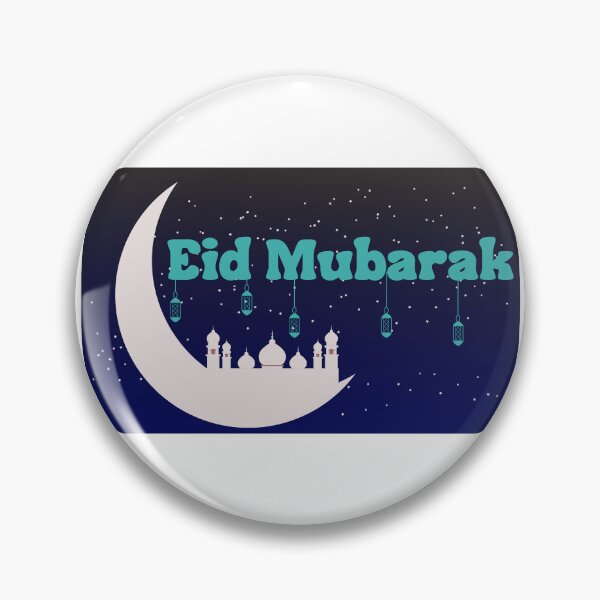 Item preview, Eid Mubarak Typography Design with Crescent Moon and Mosque Silhouette | Islamic Festival Greeting Illustration designed and sold by PixelWaveBD.