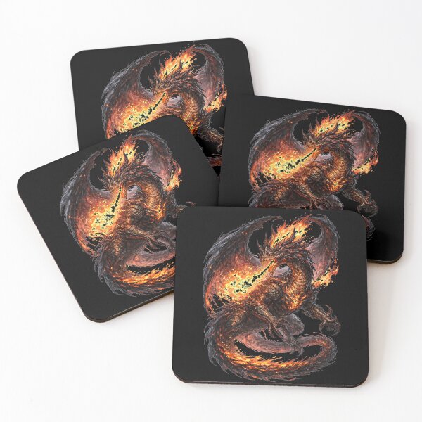 Item preview, Molten Inferno Dragon – Lava Scales & Fire Breath (Dark Fantasy) designed and sold by Nesaith.
