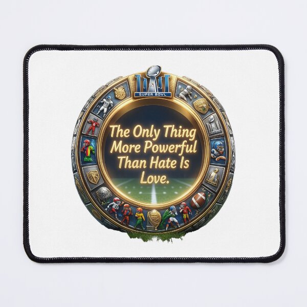 Item preview, The Only Thing More Powerful Than Hate Is Love Stadium Unity Concept designed and sold by Uglyandcute.