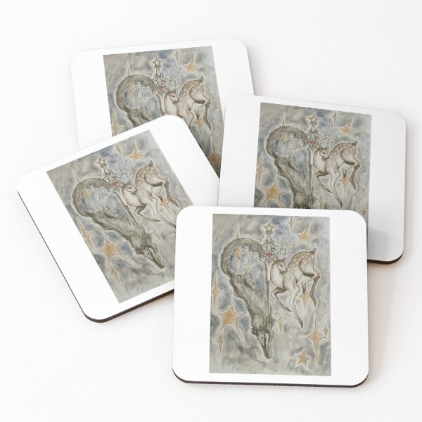 Item preview, byler cleridan deer borzoi painting designed and sold by boo-makesthings.