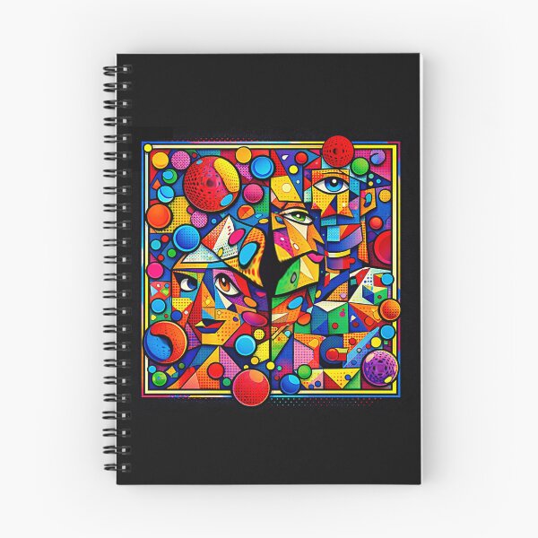 Item preview, Abstract Cubist Faces – Modern Geometric Art #4 designed and sold by Helios Be. Lavsh.