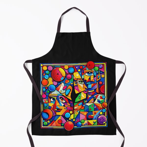 Item preview, Abstract Cubist Faces – Modern Geometric Art #4 designed and sold by Helios Be. Lavsh.