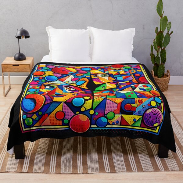 Item preview, Abstract Cubist Faces – Modern Geometric Art #4 designed and sold by Helios Be. Lavsh.