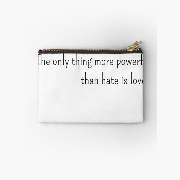Item preview, The Only Thing More Powerful Than Hate Is Love Sticker designed and sold by Ayoubtl2006.