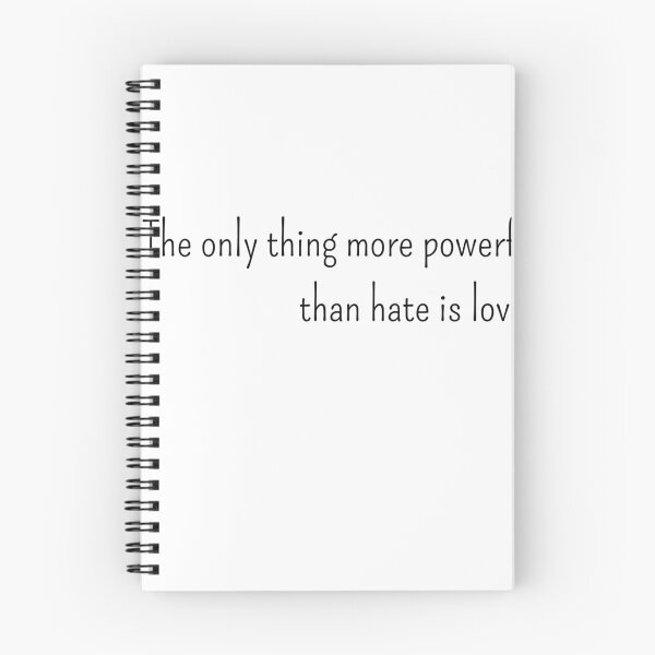 Item preview, The Only Thing More Powerful Than Hate Is Love Sticker designed and sold by Ayoubtl2006.