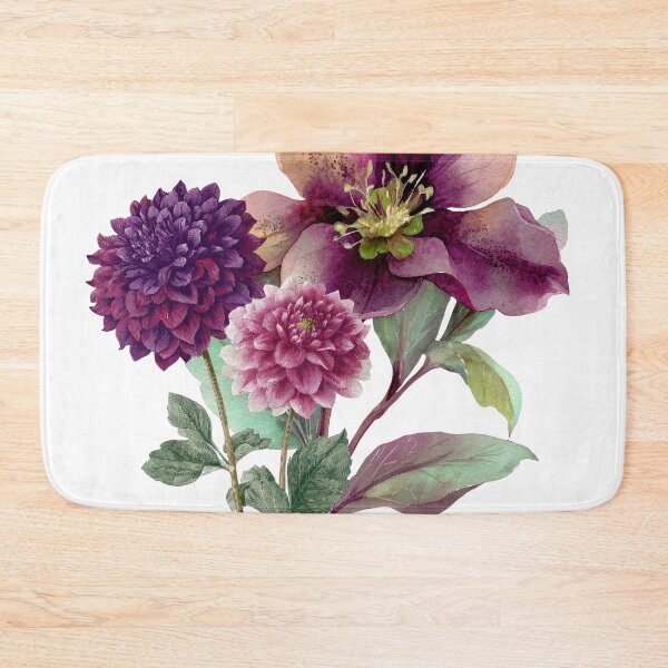 Item preview, Nightshade & Chrysanthemum Flowers designed and sold by 4viella.