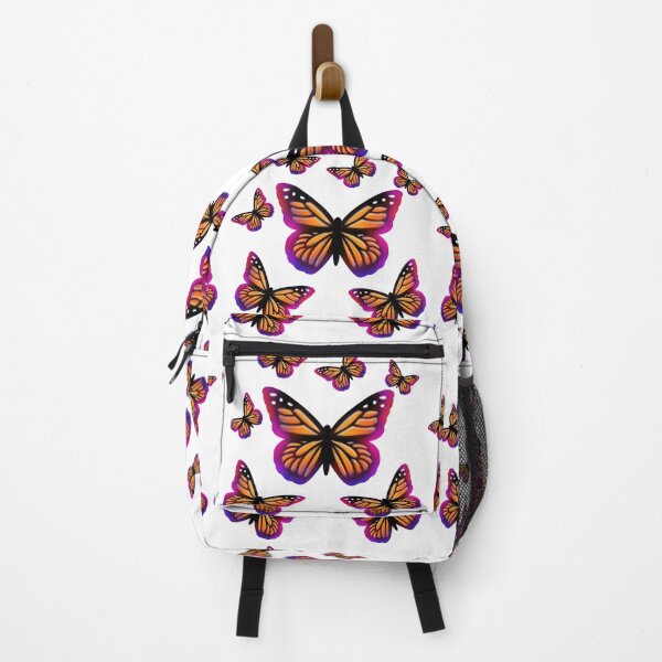 Item preview, Pink butterfly, purple butterfly, orange Butterfly, red butterfly, monarch butterfly illustration pattern designed and sold by hollycooper.