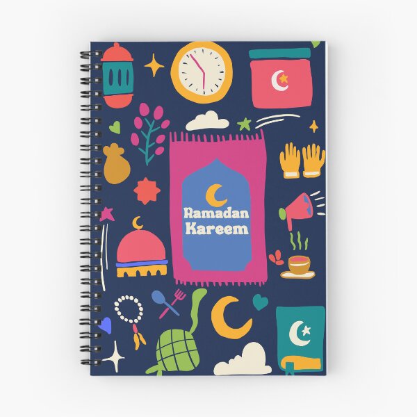 Item preview, Ramadan Kareem Islamic Illustration Design with Prayer Mat, Lantern & Crescent Moon | Muslim Festival Artwork designed and sold by PixelWaveBD.
