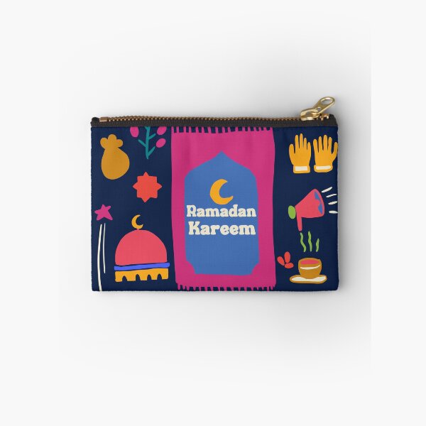 Item preview, Ramadan Kareem Islamic Illustration Design with Prayer Mat, Lantern & Crescent Moon | Muslim Festival Artwork designed and sold by PixelWaveBD.