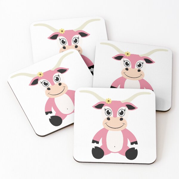 Item preview, Cute Barnyard Longhorn Cow designed and sold by Captain Creative.
