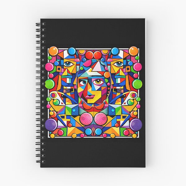 Item preview, Abstract Cubist Faces – Modern Geometric Art #5 designed and sold by Helios Be. Lavsh.