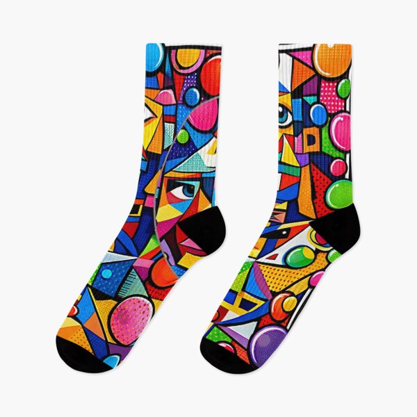 Item preview, Abstract Cubist Faces – Modern Geometric Art #5 designed and sold by Helios Be. Lavsh.