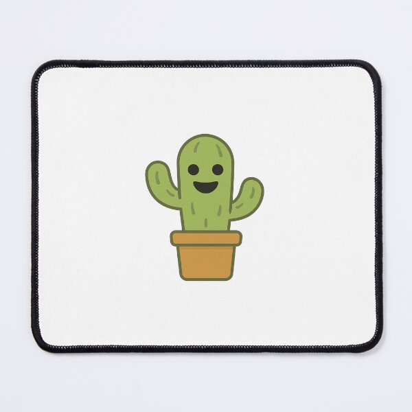 Item preview, Smiling Cactus in Pot – Minimal Cartoon Style (No Text) designed and sold by ANiyati.