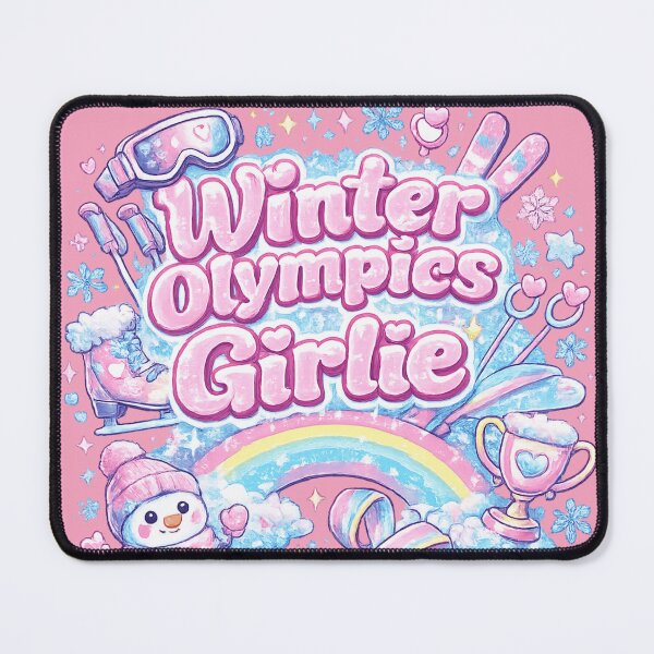 Item preview, Winter Olympics Girlie – Y2K Cute Winter Sports Aesthetic designed and sold by Dollette Heaven.