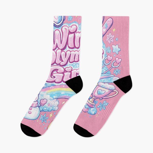 Item preview, Winter Olympics Girlie – Y2K Cute Winter Sports Aesthetic designed and sold by Dollette Heaven.