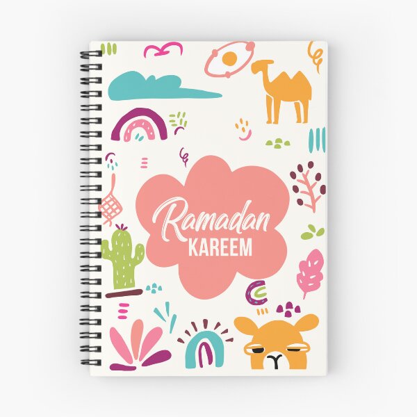 Item preview, Ramadan Kareem Cute Boho Illustration Design with Camel, Cactus and Rainbow | Islamic Kids Festival Artwork designed and sold by PixelWaveBD.