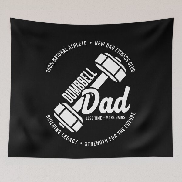 Item preview, Dumbbell Dad Fitness Club Legacy designed and sold by FreshVibe Prints.