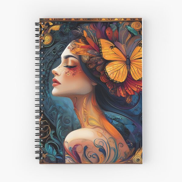 Item preview, Mystical Woman With Golden Butterfly designed and sold by Shoot-The-Moon.