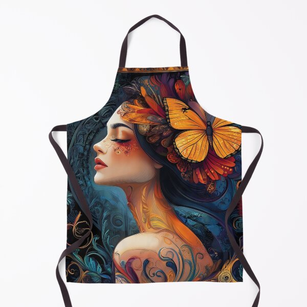 Item preview, Mystical Woman With Golden Butterfly designed and sold by Shoot-The-Moon.