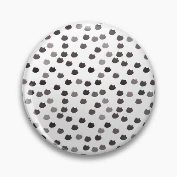 Item preview, Bold Brushwork Dots with Painterly Black Markings designed and sold by phatlizzardart.