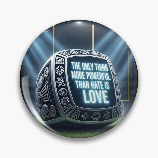 Item preview, The Only Thing More Powerful Than Hate Is Love Stadium Unity Concept designed and sold by Uglyandcute.
