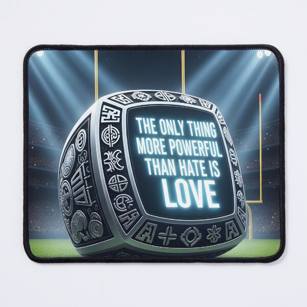Item preview, The Only Thing More Powerful Than Hate Is Love Stadium Unity Concept designed and sold by Uglyandcute.
