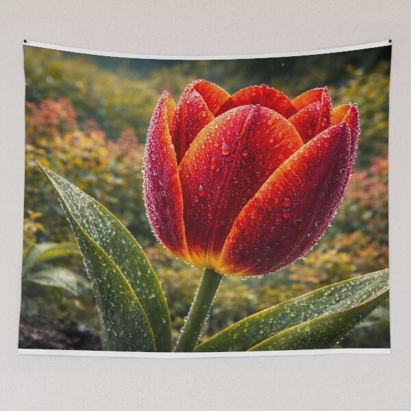 Item preview, Crimson Dew Tulip designed and sold by SpicyWind.