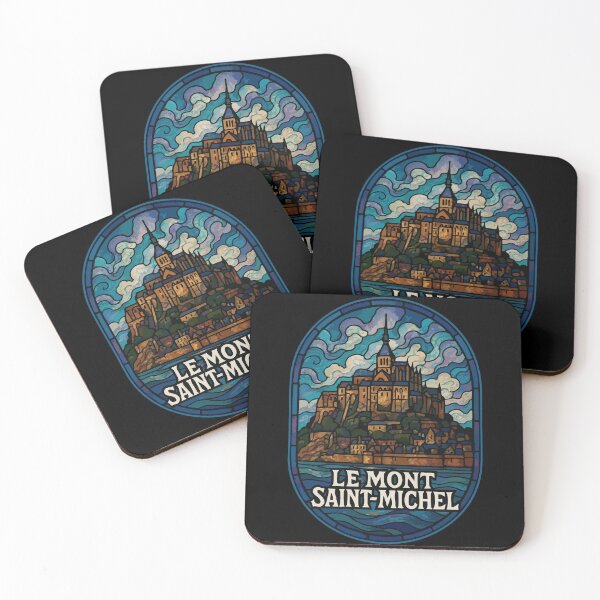 Item preview, Mont Saint Michel Stained Glass designed and sold by TomFrontierArt.