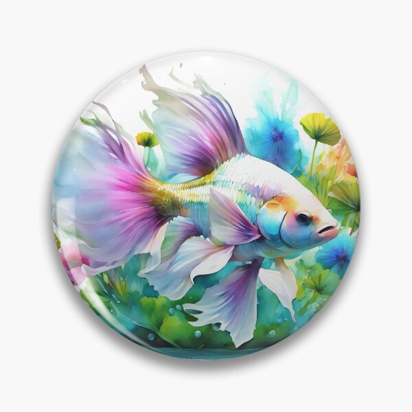 Item preview, Beta Fish in Watercolor designed and sold by MystAvalon.