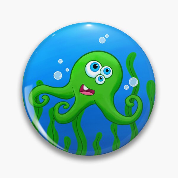 Item preview, Itty Bitty Monsters - Green Tentacle Guy designed and sold by Sahira820.