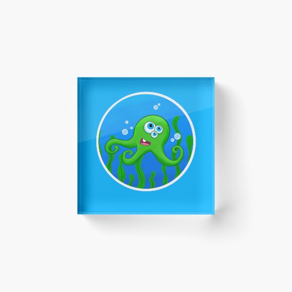 Item preview, Itty Bitty Monsters - Green Tentacle Guy designed and sold by Sahira820.