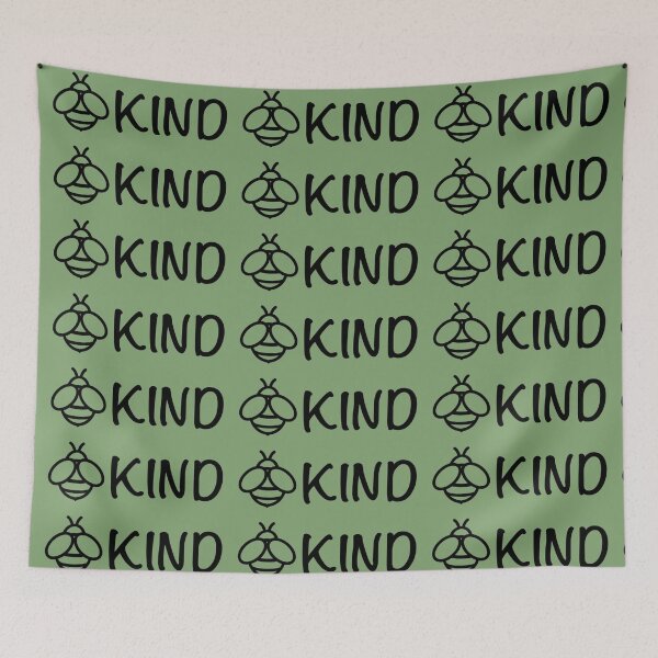 Item preview, Bee Kind be nice bumblebee design inspirational saying  designed and sold by hollycooper.