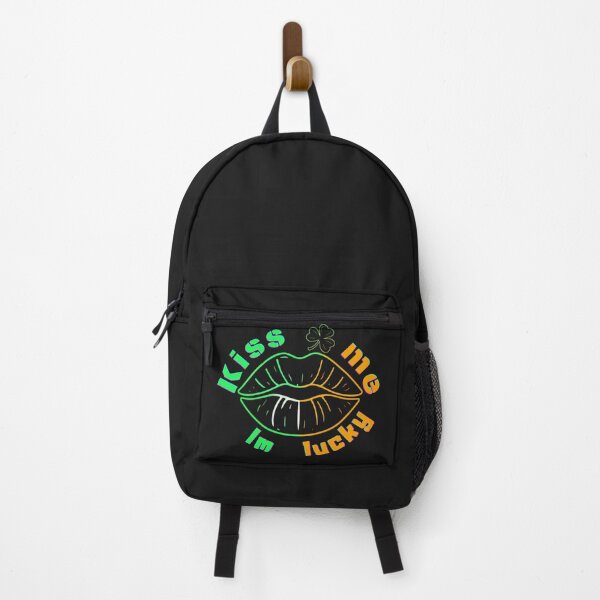Item preview, Kiss Me, I’m Lucky – St. Patrick’s Day Lips Design designed and sold by Fluffbit™ .