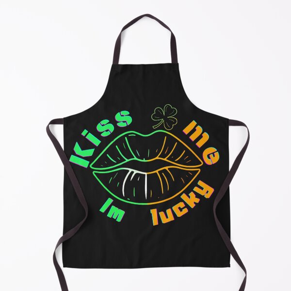 Item preview, Kiss Me, I’m Lucky – St. Patrick’s Day Lips Design designed and sold by Fluffbit™ .