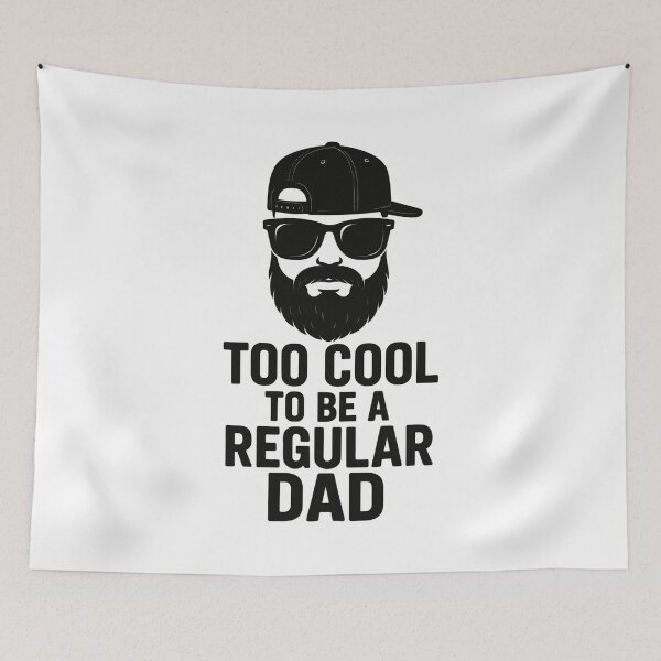 Item preview, Cool Dad: Beard, cap & glasses – Father's Day idea designed and sold by Pineapple-Tree.