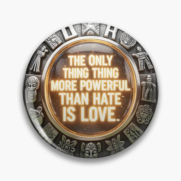 Item preview, The Only Thing More Powerful Than Hate Is Love Stadium Unity Concept designed and sold by Uglyandcute.