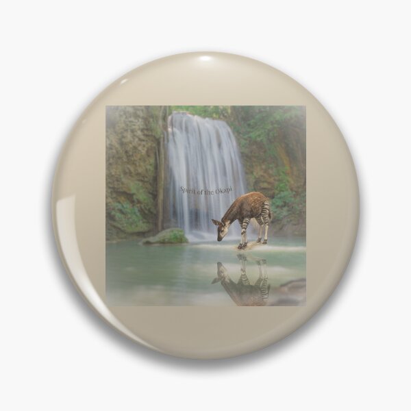 Item preview, Spirit of the Okapi – Reflection Wildlife Spirit Guide GeoWild Art designed and sold by GeoWild Designs.