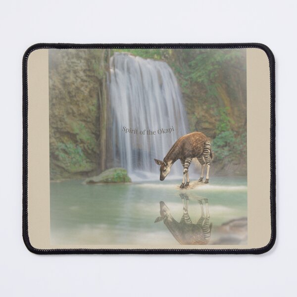 Item preview, Spirit of the Okapi – Reflection Wildlife Spirit Guide GeoWild Art designed and sold by GeoWild Designs.