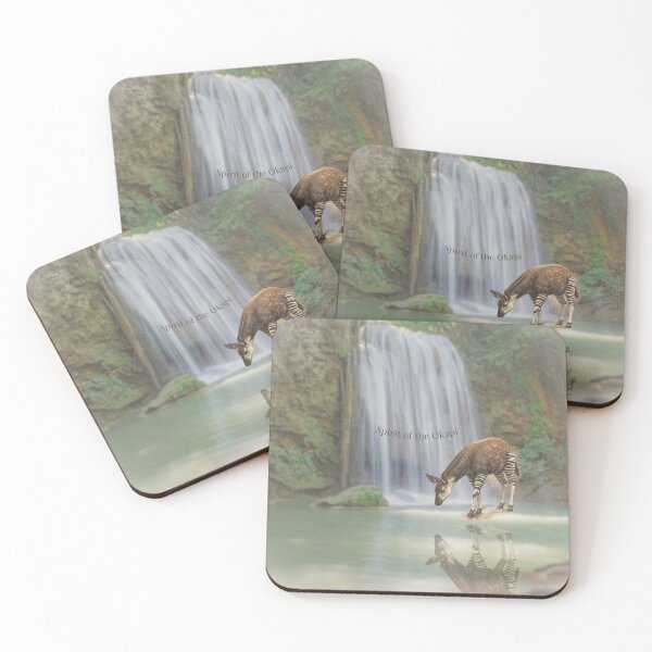 Item preview, Spirit of the Okapi – Reflection Wildlife Spirit Guide GeoWild Art designed and sold by GeoWild Designs.